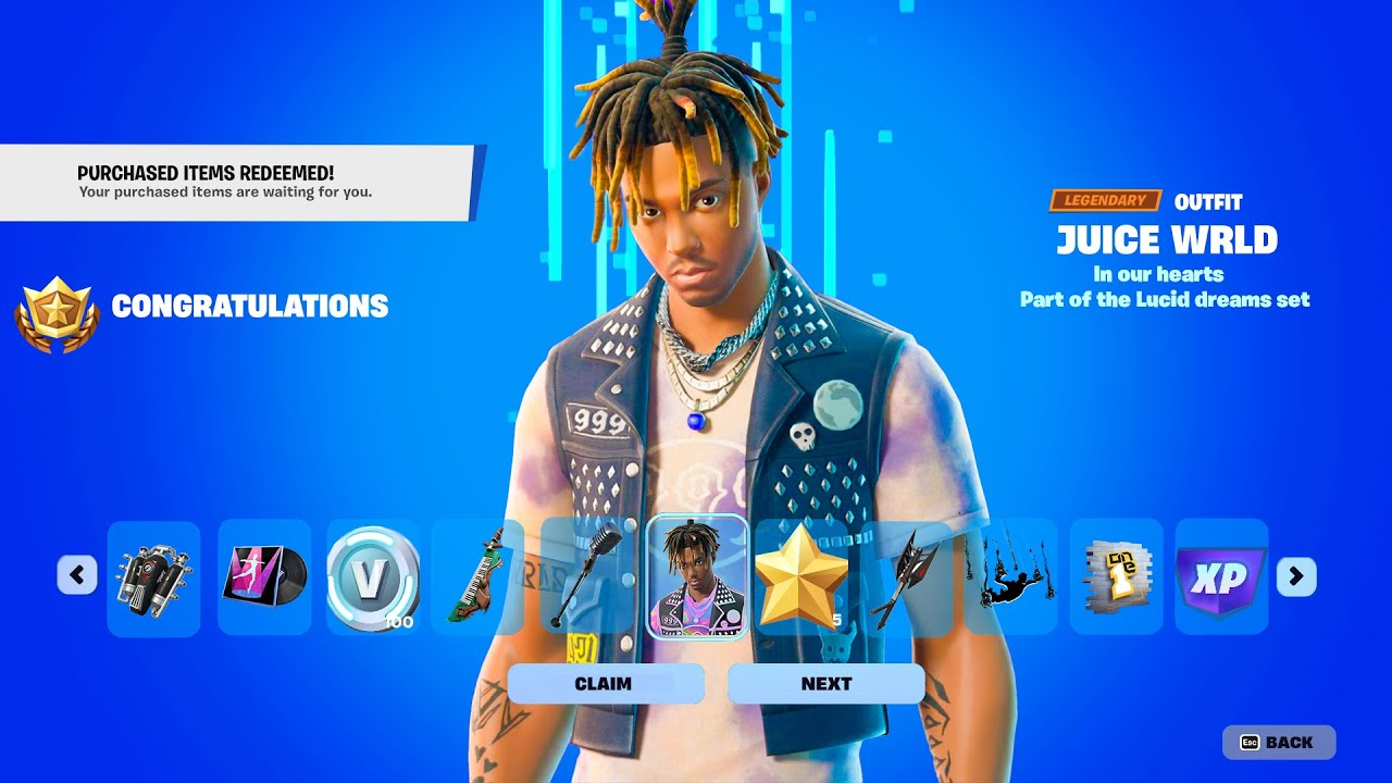 fortnite x juice wrld